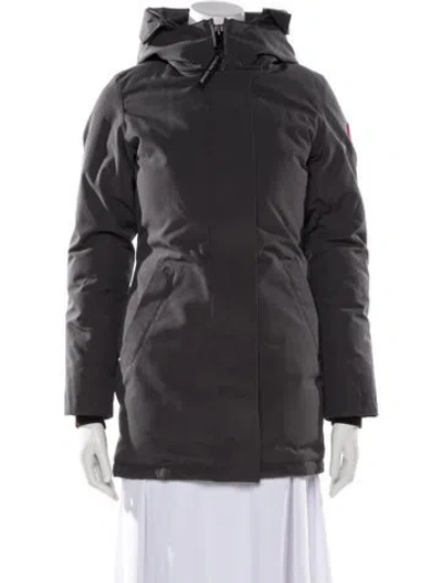 Pre-owned Canada Goose Parka In Gray