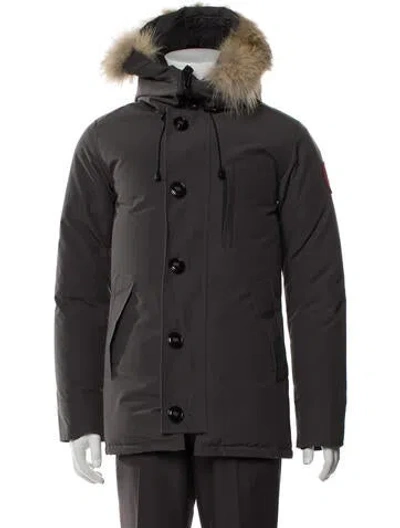 Pre-owned Canada Goose Parka In Gray