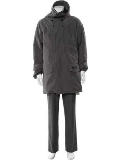 Pre-owned Canada Goose Parka In Gray