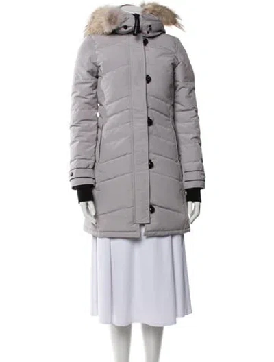 Pre-owned Canada Goose Parka In Gray