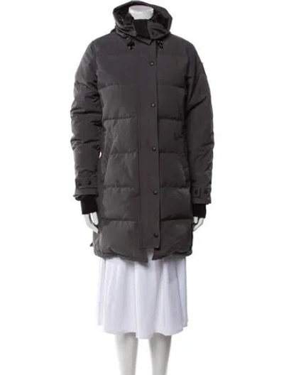 Pre-owned Canada Goose Parka In Gray