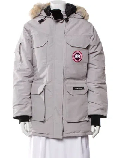 Pre-owned Canada Goose Parka In Gray