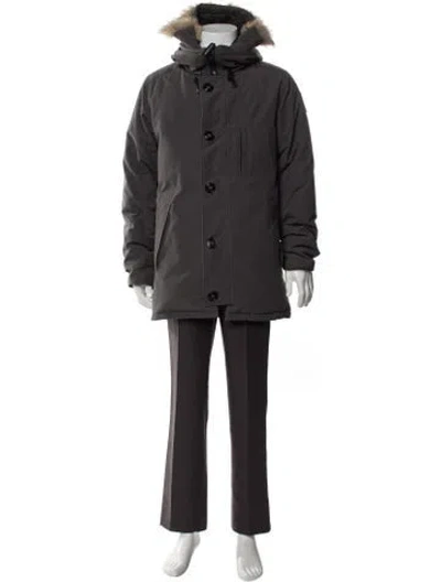 Pre-owned Canada Goose Parka In Gray