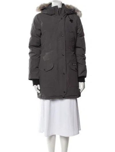 Pre-owned Canada Goose Parka In Gray