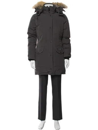 Pre-owned Canada Goose Parka In Gray