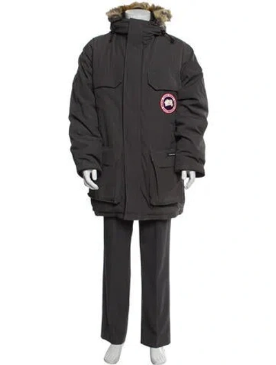 Pre-owned Canada Goose Parka In Gray