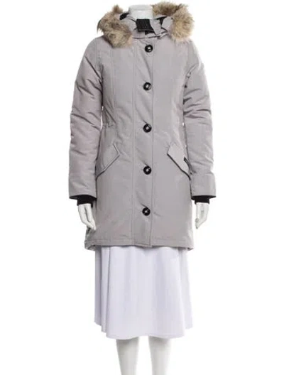 Pre-owned Canada Goose Parka In Gray