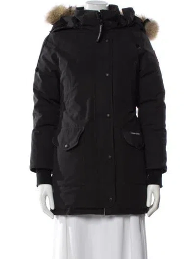 Pre-owned Canada Goose Parka In Gray