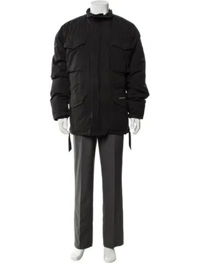 Pre-owned Canada Goose Parka In Gray