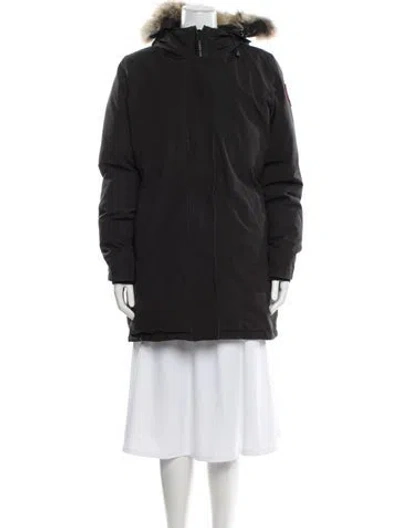 Pre-owned Canada Goose Parka In Gray
