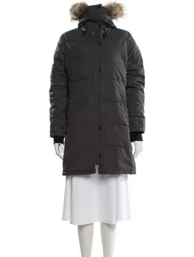 Pre-owned Canada Goose Parka In Gray
