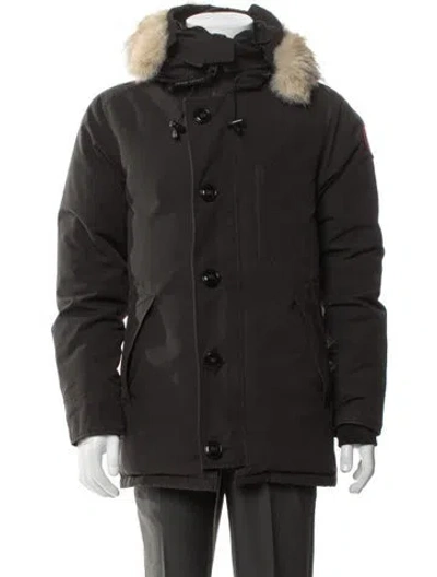Pre-owned Canada Goose Parka In Gray
