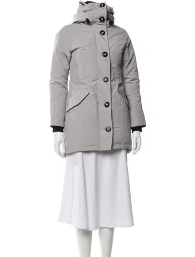 Pre-owned Canada Goose Parka In Gray