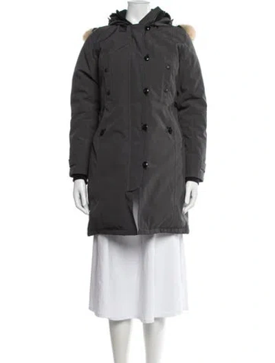 Pre-owned Canada Goose Parka In Gray
