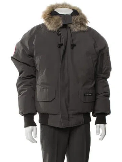 Pre-owned Canada Goose Parka In Gray