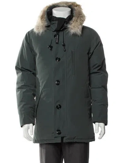 Pre-owned Canada Goose Parka In Green