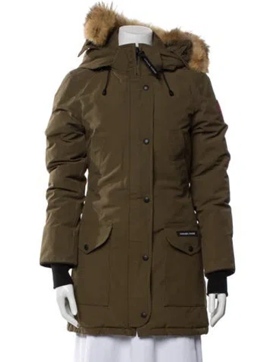 Pre-owned Canada Goose Parka In Green