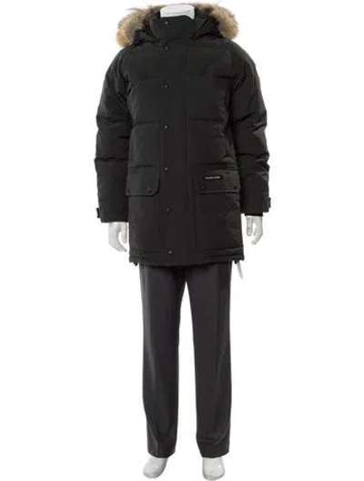 Pre-owned Canada Goose Parka In Green