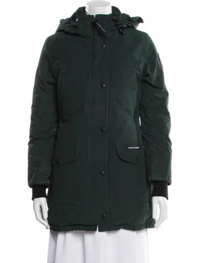 Pre-owned Canada Goose Parka In Green