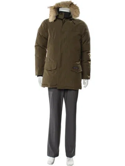 Pre-owned Canada Goose Parka In Green