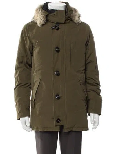 Pre-owned Canada Goose Parka In Green