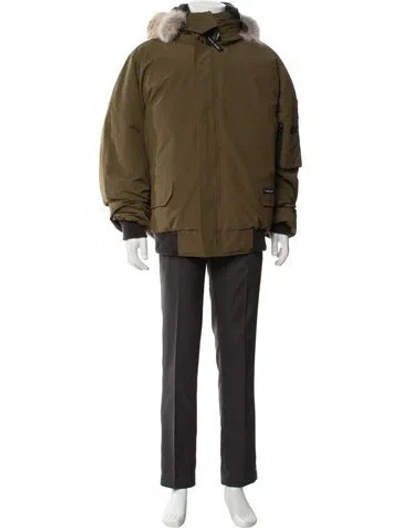 Pre-owned Canada Goose Parka In Green