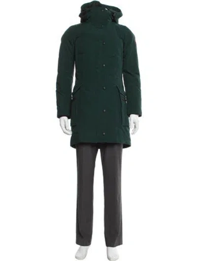 Pre-owned Canada Goose Parka In Green