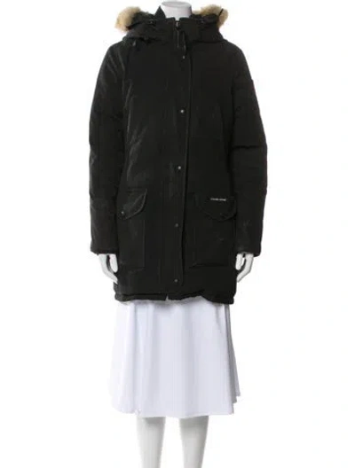 Pre-owned Canada Goose Parka In Green