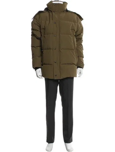 Pre-owned Canada Goose Parka In Green