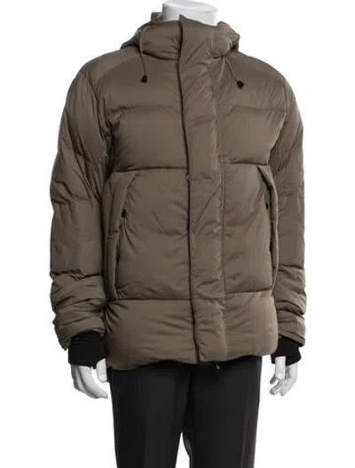 Pre-owned Canada Goose Parka In Green