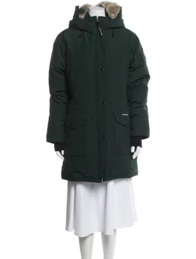 Pre-owned Canada Goose Parka In Green