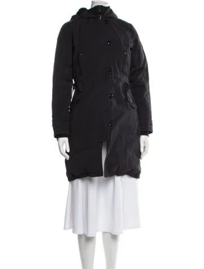Pre-owned Canada Goose Parka In Grey