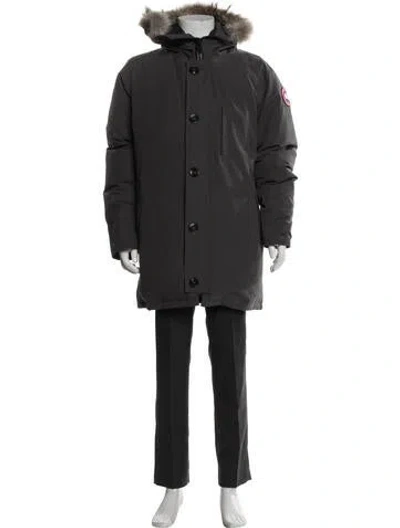 Pre-owned Canada Goose Parka In Grey