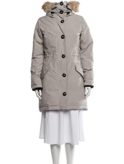 Pre-owned Canada Goose Parka In Grey
