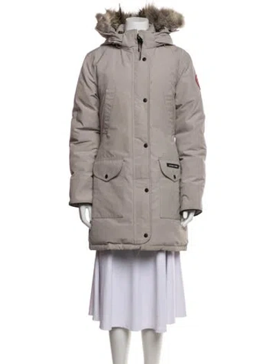 Pre-owned Canada Goose Parka In Grey