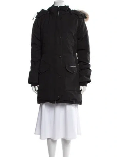 Pre-owned Canada Goose Parka In Grey