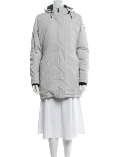 Pre-owned Canada Goose Parka In Grey