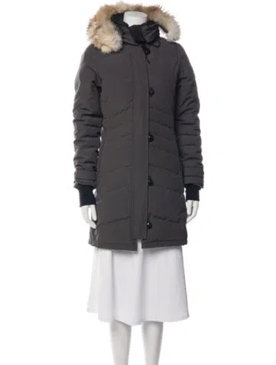 Pre-owned Canada Goose Parka In Grey