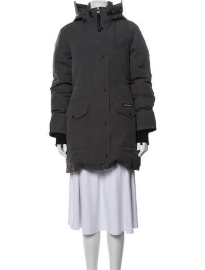 Pre-owned Canada Goose Parka In Grey