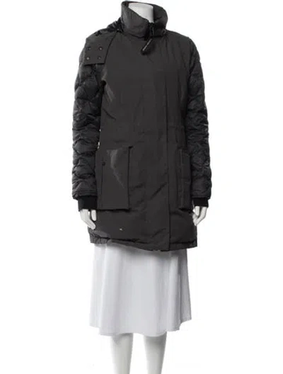 Pre-owned Canada Goose Parka In Grey