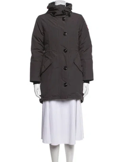 Pre-owned Canada Goose Parka In Grey