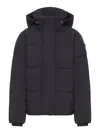 Canada Goose Down Water-resistant Junction Parka In Black
