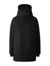 Canada Goose Langford Parka Nylon Down Jacket In Black