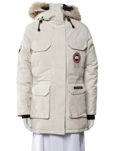 Pre-owned Canada Goose Parka In Neutral