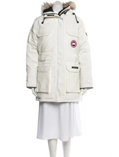 Pre-owned Canada Goose Parka In Neutral
