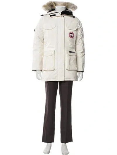 Pre-owned Canada Goose Parka In Neutral