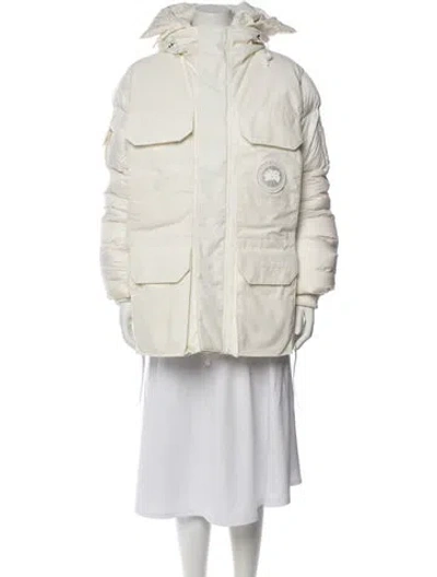 Pre-owned Canada Goose Parka In Neutral