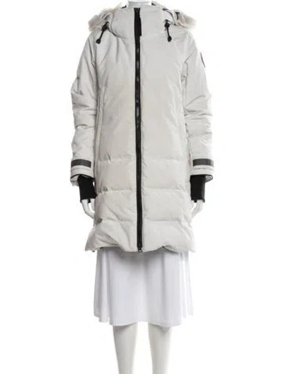 Pre-owned Canada Goose Parka In Neutrals
