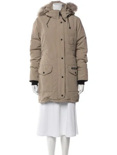 Pre-owned Canada Goose Parka In Neutrals