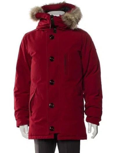 Pre-owned Canada Goose Parka In Red
